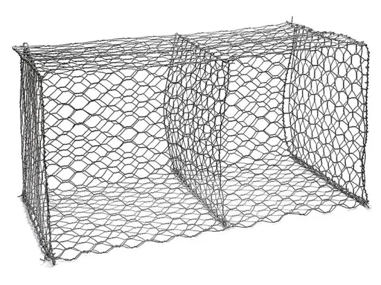 保護擁壁ブロック金型用六角 PVC ワイヤー メッシュ